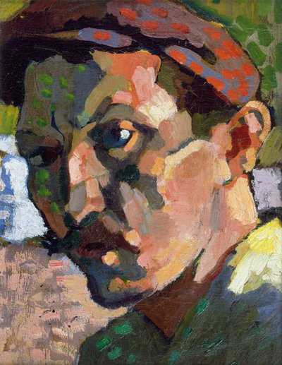 Önarckép sapkával, 1905 körül (olaj, vászon) alkotó: Andre Derain