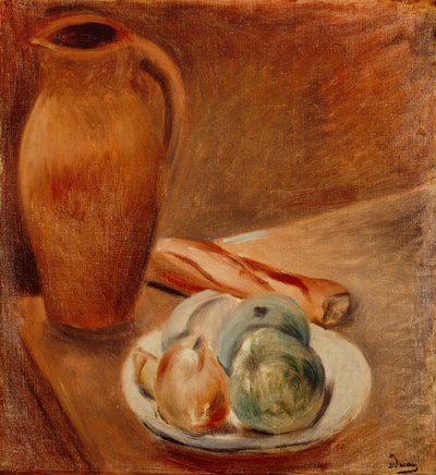 Csendélet és kancsó (olaj, vászon) alkotó: Andre Derain