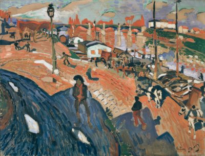 A Le Pecq-i híd alkotó: Andre Derain