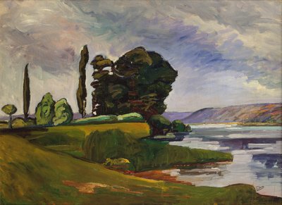 A Szajna, Chatou közelében, 1899-1900 körül (olaj, vászon) alkotó: Andre Derain