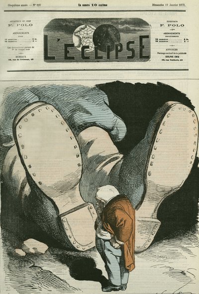 Adolphe Thiers (1797-1877), francia államférfi. Borító a „” L
