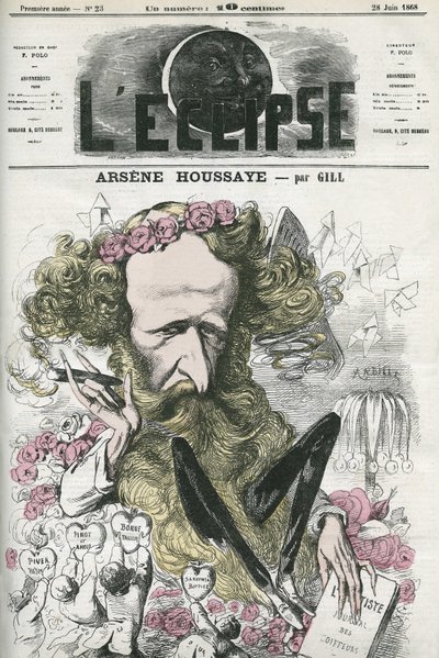 Arsene Housset dit Houssaye (1815-1896), francia levélember. Borító a „” L