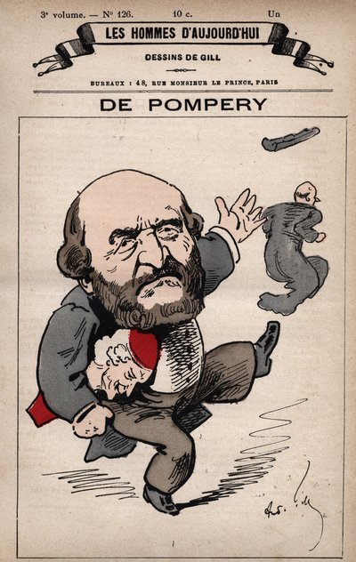 Edouard de Pompery 1812-1895 rajzfilmje a „Les Hommes d