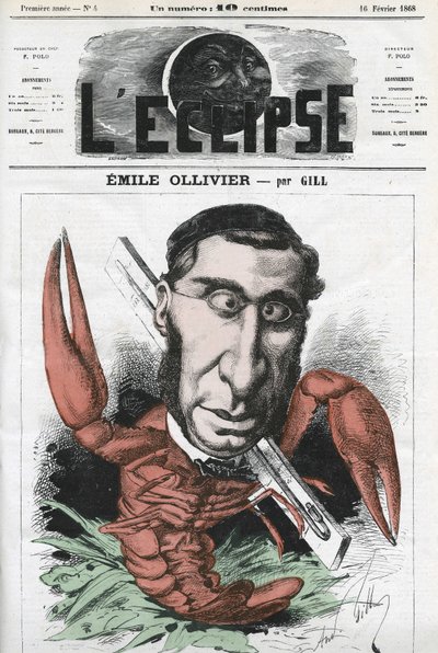 Emile Ollivier (1825-1913), francia politikus. Borító a Gill „” L