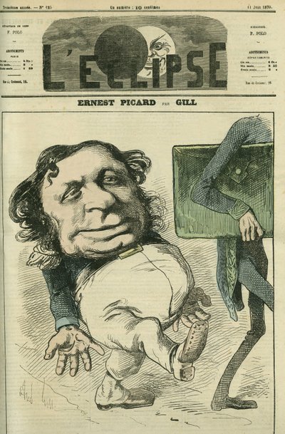 Ernest Picard (1821-1877), francia politikus. Borító a „” L