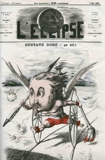 Gustave Dore (1832-1883) francia festő, illusztrátor és karikaturista. Borító a Gill „” L