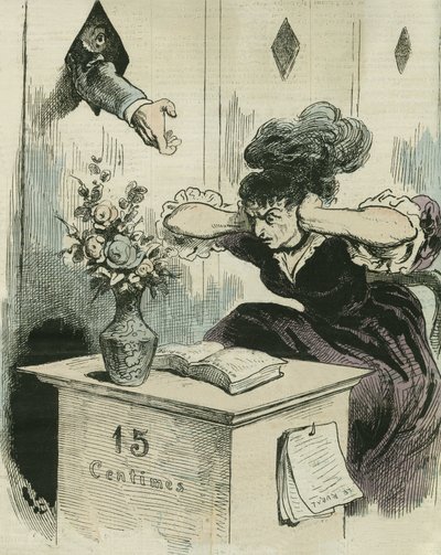 Papíradó emelése az 1870-es háború adósságának rendezésére. Gill „” L