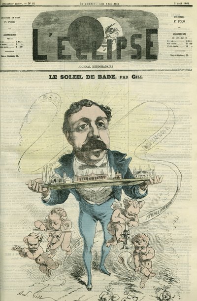 Jacques Emile Dupressoir (1832-1884), a művészetek embere Baden-Badenben. Borító a Gill „” L