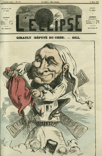Jean Girault (1825-1909) francia molnár és politikus. Borító a „” L