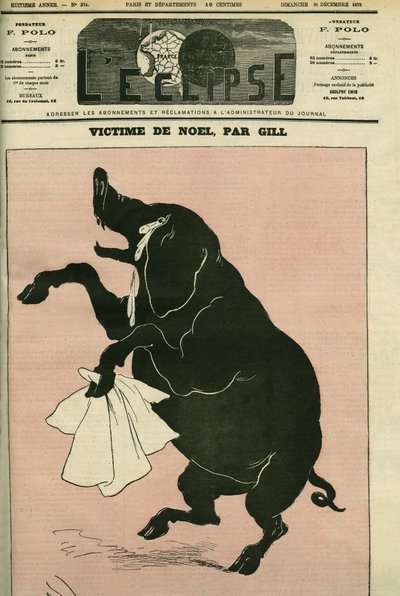 Le porc „” áldozat de noel”. Borító a Gill „” L