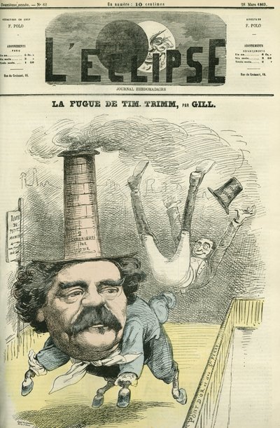 Leo Lespes és Timothy Trim (1815-1875), francia újságíró. Borító a „” L