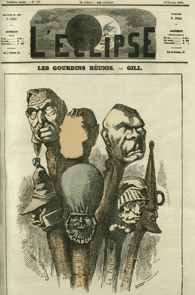 Les Gourdins újraegyesült, új szatirikus naplót készítettek. Borító a Gill „” L