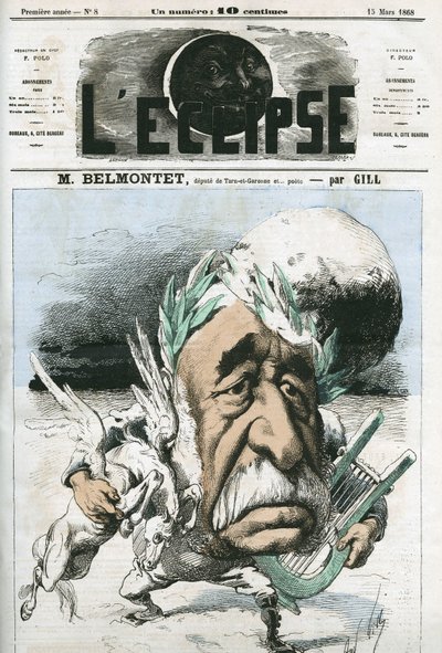 Louis Belmontet (1799-1879) francia költő és politikus. Borító a „” L