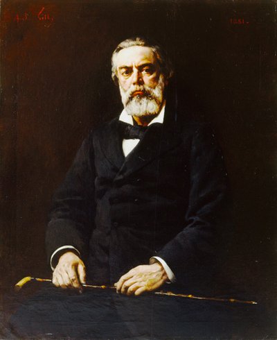 Jules Vallès portréja 1832-1885, 1881. alkotó: Andre Gill