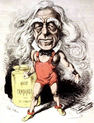 Raspail, 1872 körül (illusztráció) alkotó: Andre Gill