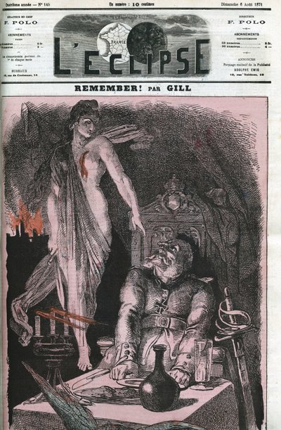 Ne feledje, „” Emlékezz”, a Köztársaság Poroszországhoz beszél. Borító a Gill „” L