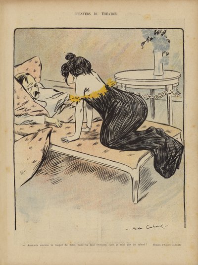 Illusztráció Le Rire alkotó: Andre Philippe Adolphe Cahard