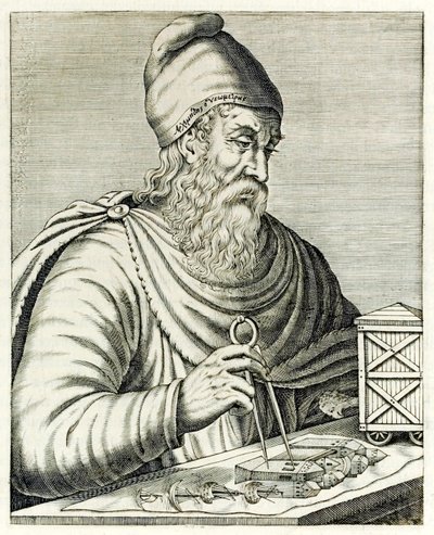 Siracusai Arkhimédész a ?True Portraits? André Thévet 1594-ben jelent meg alkotó: Andre Thevet