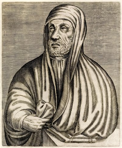 Avicenna vagy Ibn Sina: Perzsa polihisztor, André Thévet 1584-ben megjelent True Portrék című könyvéből alkotó: Andre Thevet