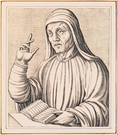 Alcuin portréja alkotó: Andre Thevet