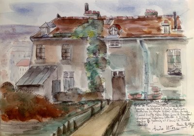 Párizs, Maison 12 Rue Cortot alkotó: Andre Utter