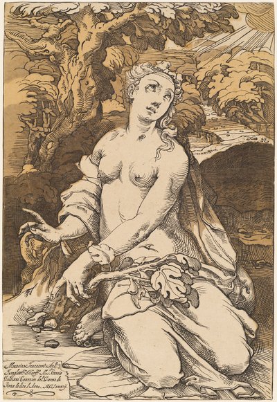 Éva, 1587. alkotó: Andrea Andreani