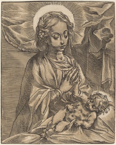 Madonna és gyermeke, 159193. alkotó: Andrea Andreani