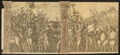 Julius Caesar diadala [3. és 4. plusz 2 oszlop], 1599. alkotó: Andrea Andreani