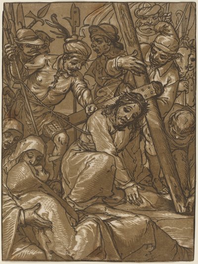 A kereszthordozás alkotó: Andrea Andreani after Alessandro Casolani