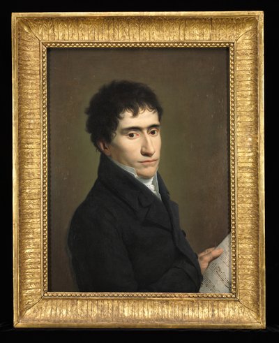 Zenész portréja, c. 1800. alkotó: Andrea Appiani