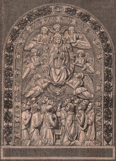 Szűz mennybemenetele, Andrea della Robbia (1435-1525 vagy 1528) műhelye, Pinacoteca di Citta di Castello, Umbria, Olaszország, Le cento citta d