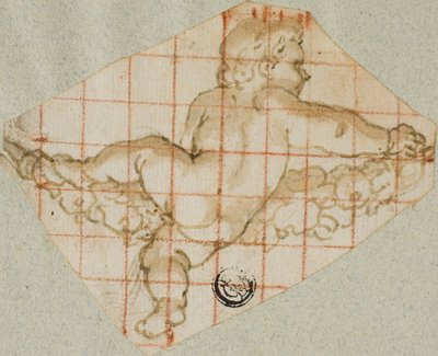 Putto Garlanddal alkotó: Andrea Lilio