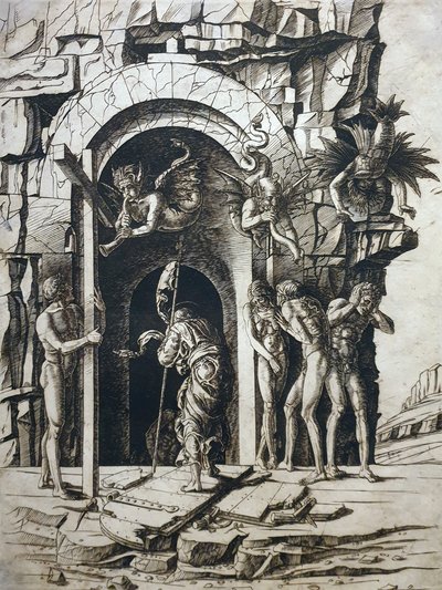 1483 Mantegna Krisztus leszállása a Limbóba Brazil Nemzeti Könyvtár anagória alkotó: Andrea Mantegna