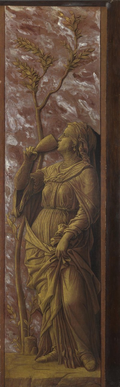 Egy nő iszik, c. 1500 alkotó: Andrea Mantegna