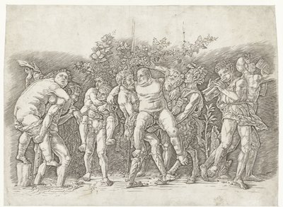 Bacchanal találkozott Silenusszal alkotó: Andrea Mantegna