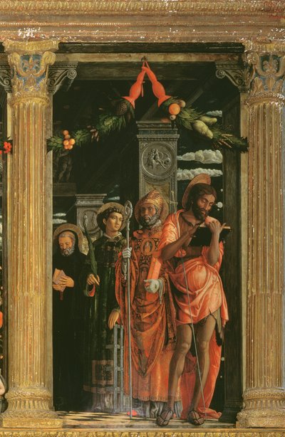 A San Zeno-oltár részlete, 1456-60 alkotó: Andrea Mantegna