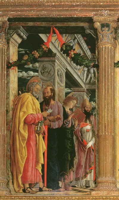 A San Zeno-oltár részlete, 1456-60 alkotó: Andrea Mantegna