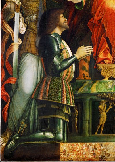 Gianfrancesco Gonzaga adományozó ... alkotó: Andrea Mantegna