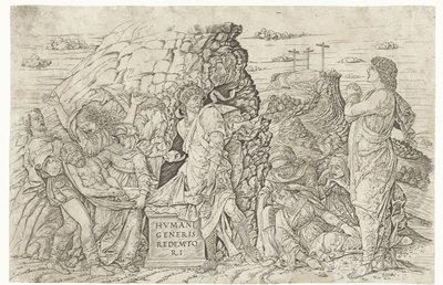 Krisztus temetése alkotó: Andrea Mantegna