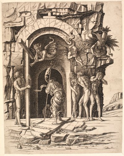 Krisztus a holtak birodalmában alkotó: Andrea Mantegna