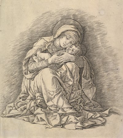 A Szűz és a Gyermek, kb. 1485-91. alkotó: Andrea Mantegna