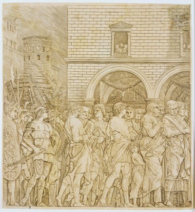 A szenátorok diadala alkotó: Andrea Mantegna