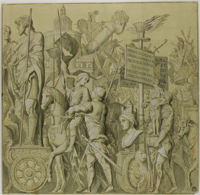 Julius Caesar diadalai: Vászon II alkotó: Andrea Mantegna