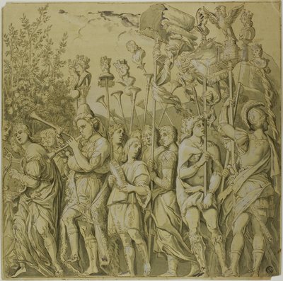 Julius Caesar diadalai: Vászon VII alkotó: Andrea Mantegna