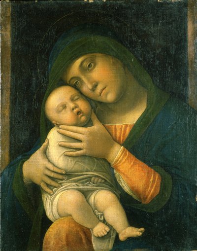 Szűz és gyermeke alkotó: Andrea Mantegna