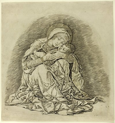 Szűz és gyermeke alkotó: Andrea Mantegna