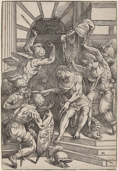 A tövissel megkoronázott Krisztus alkotó: Andrea Meldolla, called Schiavone, after Titian