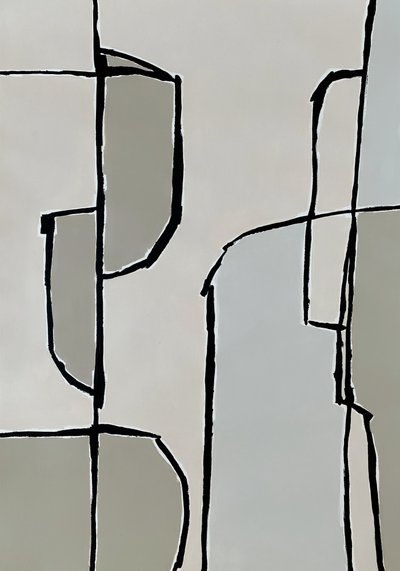 Semleges absztrakt formák alkotó: Andrea Reichhart