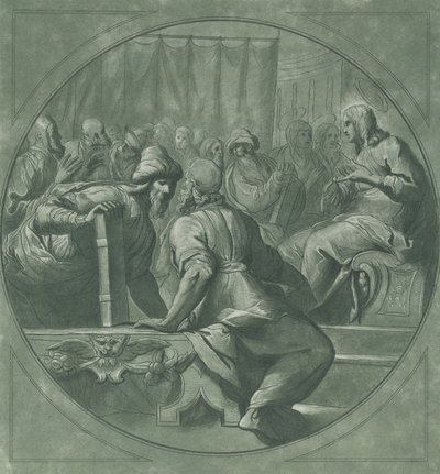 Krisztus megzavarja az orvosokat, 1750-70. alkotó: Andrea Scacciati