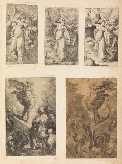 Judit, a feltámadás, kb. 1540-43 . alkotó: Andrea Schiavone